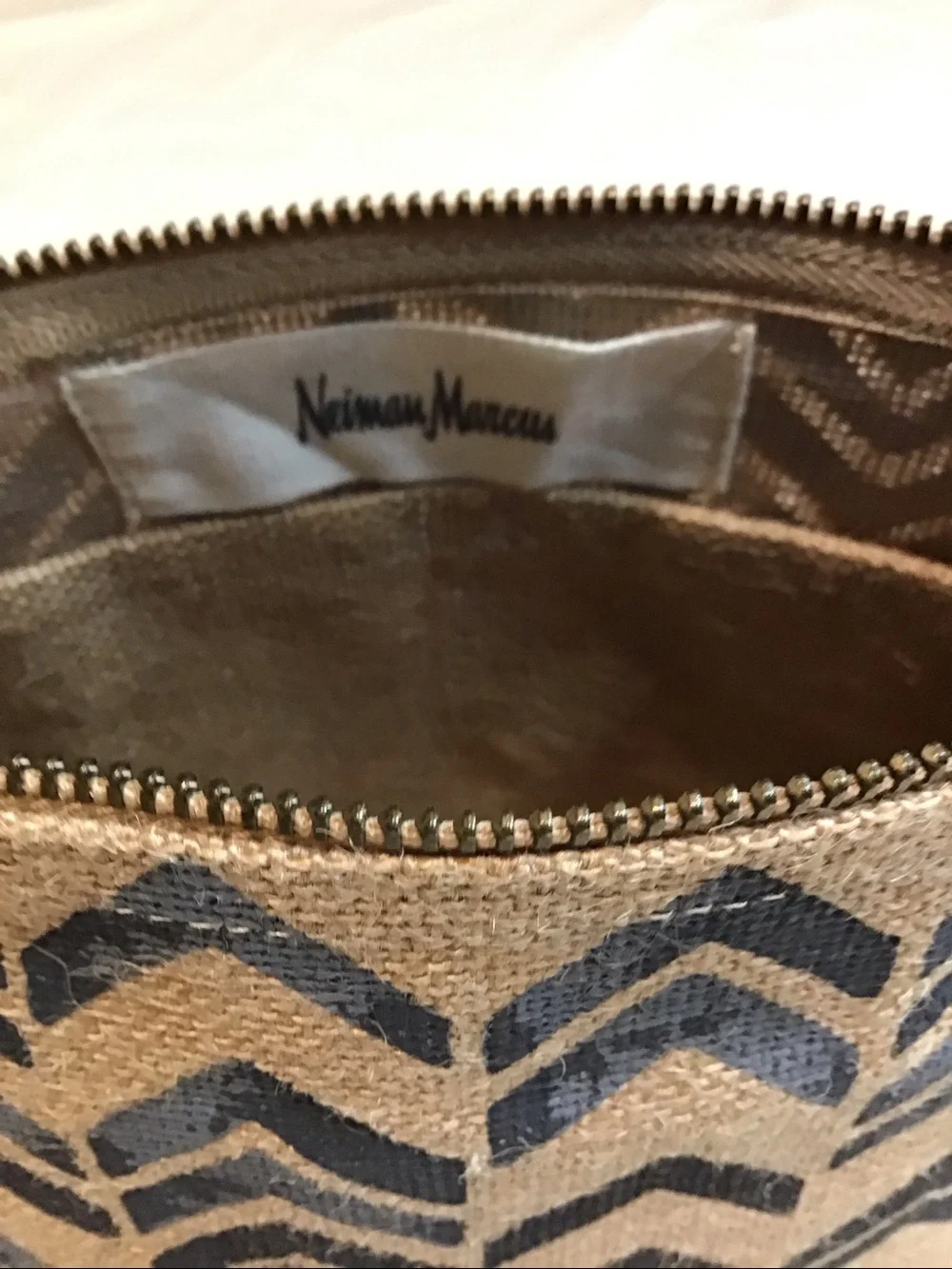 NWT Newman Marcus Fashioned for Change cosmetic bag
